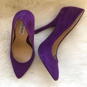 Steve Madden purple pumps